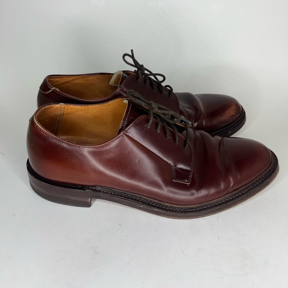 ROYAL TWEED CHEANEY Men's Dress Shoes Burgundy Leather Size 8B Premium Grade